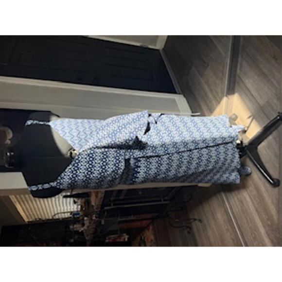 Dresses & Skirts - Gibson Latimar Strappy  Designer Wrap Blue/Grey Size L